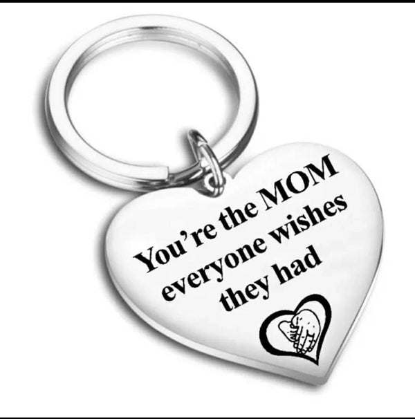 Keyring For Mum Heart Shaped Mothers Day Gifts Mums  Gifts for Mum Nana Nanny Christmas UK