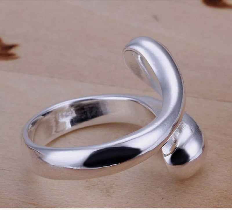 Adjustable Teardrop Ring | Teardrop Band Ring | AmiraByOualialami