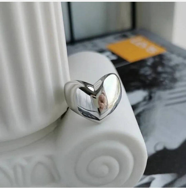 Women's Heart Ring | Vintage Heart Ring | AmiraByOualialami
